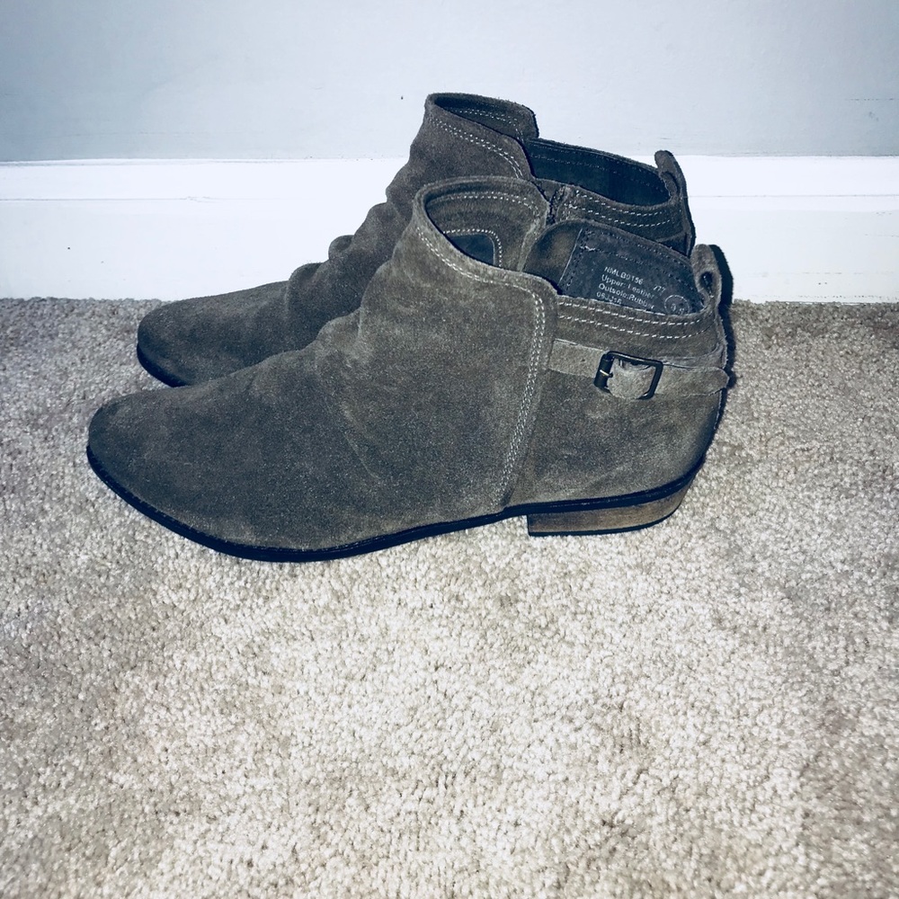 Distressed bootie from the Buckle